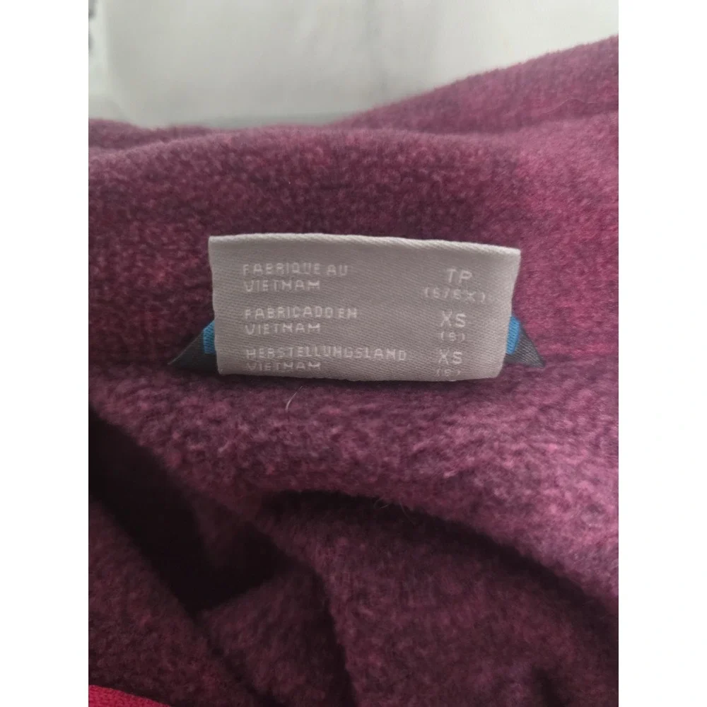 Columbia Fleece Jacket Girls XS (5/6X) Pink Purple Full Zip
